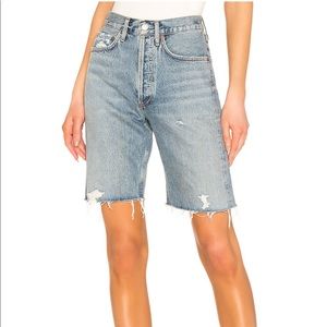 Agolde 90’s roundabout shorts.